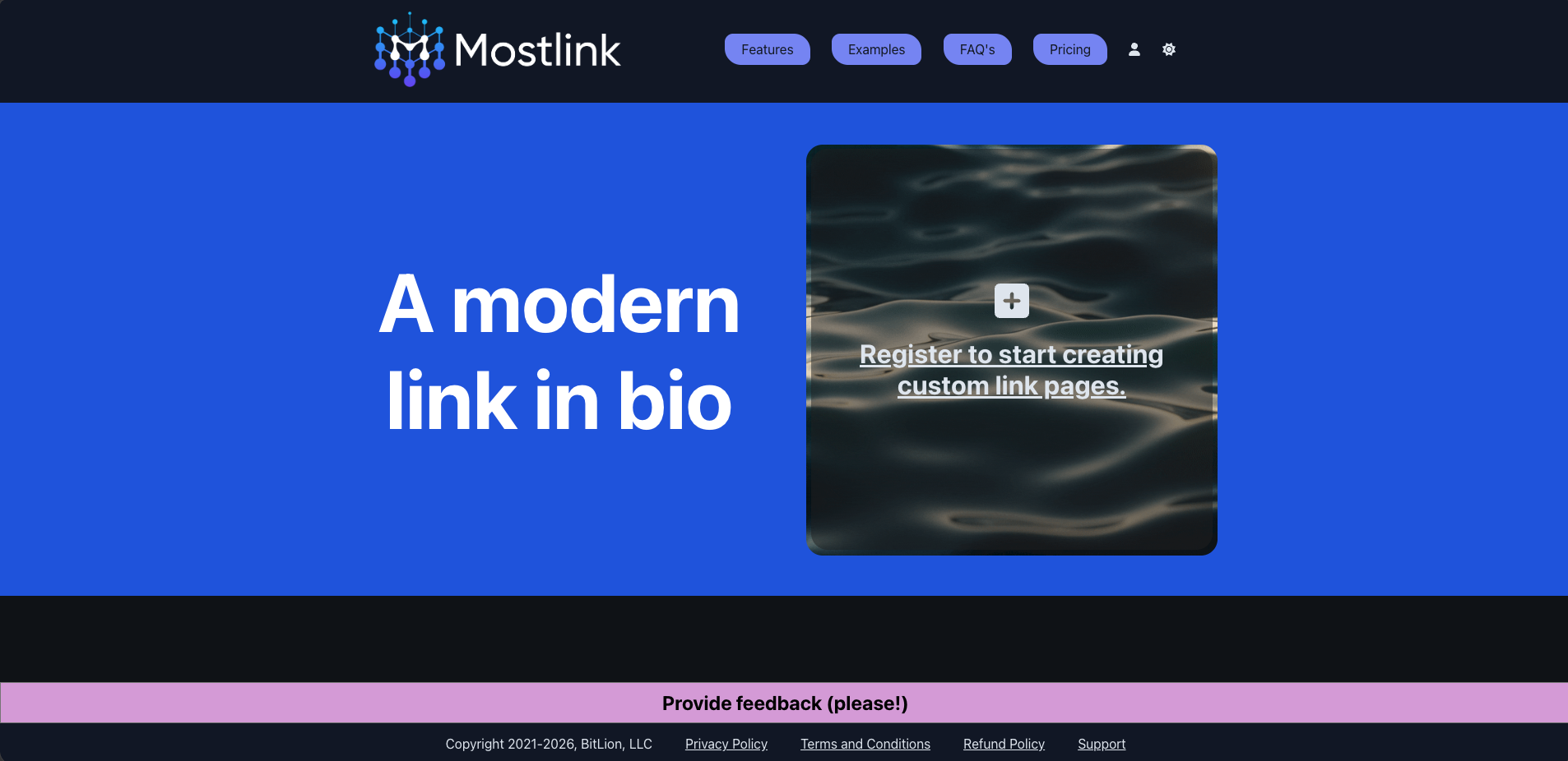 Mostlink Screenshot